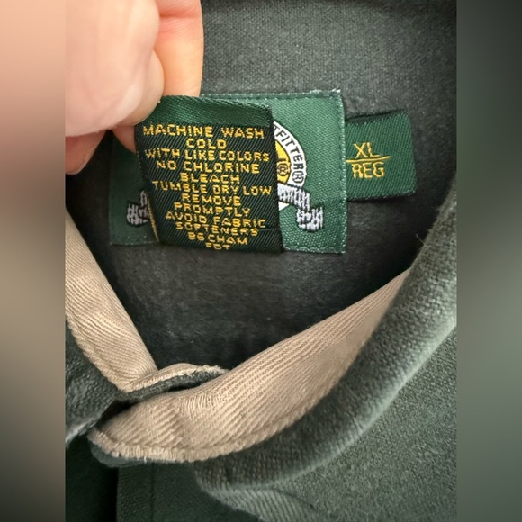 Cabelas Outdoor Gear Button Down Long Sleeve Collared Shirt Men’s SZ XL Regular - Picture 3 of 8